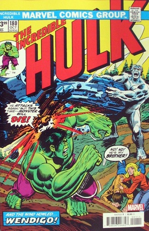 [Incredible Hulk Vol. 1, No. 180 Facsimile Edition (new printing)]