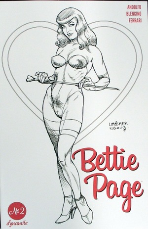 [Bettie Page (series 4) #2 (Cover F - Joseph Michael Linsner Line Art Incentive)]