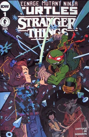 [Teenage Mutant Ninja Turtles / Stranger Things #1 (Cover B - Jorge Corona)]