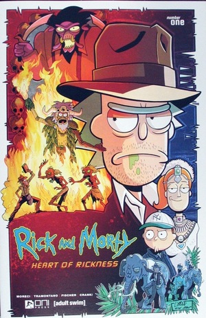 [Rick and Morty - Heart of Rickness #1 (Cover A - Troy Little Temple of Doom Homage)]