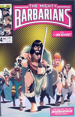 [Mighty Barbarians #4 (Cover D - Fritz Casas Homage)]