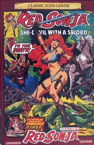 [Red Sonja (series 10)  Issue #1 (Cover P - Frank Thorne Icon Incentive)]