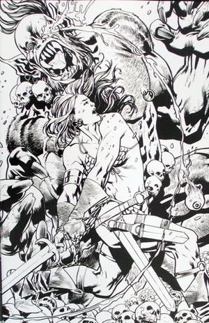 [Red Sonja (series 10)  Issue #1 (Cover Z - Bryan Hitch Full Art Line Art Incentive)]
