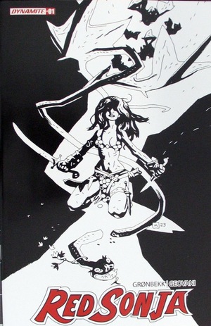 [Red Sonja (series 10)  Issue #1 (Cover ZB - Mike Mignola Line Art Incentive)]
