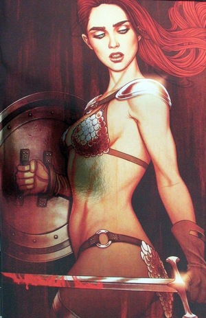 [Red Sonja (series 10)  Issue #1 (Cover ZU - Jenny Frison Full Art Foil Incentive)]