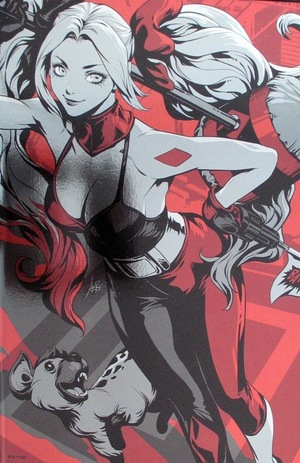 [Harley Quinn - Black + White + Redder 1 (Cover F - Artgerm Foil)]