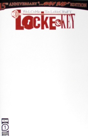 [Locke & Key - Welcome to Lovecraft #1 (15th Anniversary Edition, Cover D - Blank)]