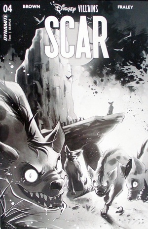 [Disney Villains: Scar #4 (Cover I - Karen Darboe B&W Incentive)]