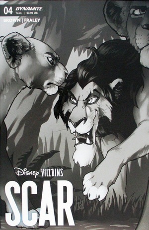 [Disney Villains: Scar #4 (Cover T - Gene Ha B&W Incentive)]