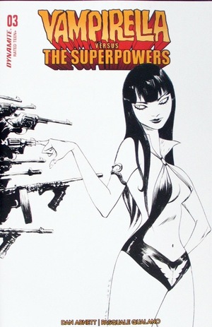 [Vampirella Vs. The Superpowers #3 (Cover G - Jae Lee B&W Incentive)]