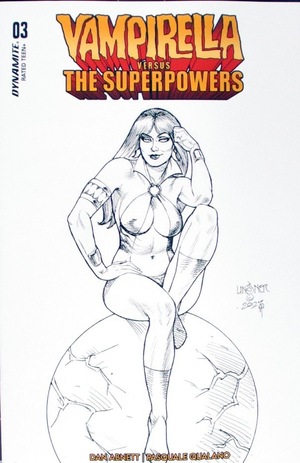 [Vampirella Vs. The Superpowers #3 (Cover H - Joseph Michael Linsner Line Art Incentive)]