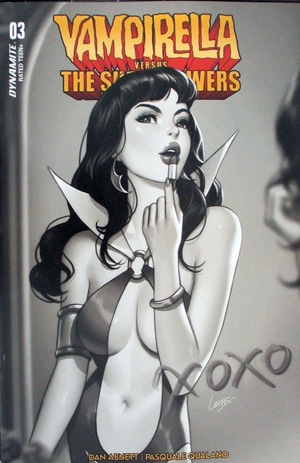 [Vampirella Vs. The Superpowers #3 (Cover O - Lerix B&W Incentive)]