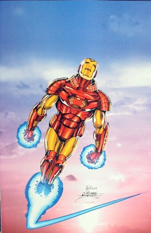 [Invincible Iron Man (series 4) No. 8 (Cover J - George Perez Full Art Incentive)]