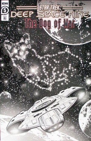 [Star Trek: Deep Space Nine - The Dog of War #5 (Cover D - Angel Hernandez B&W Incentive)]