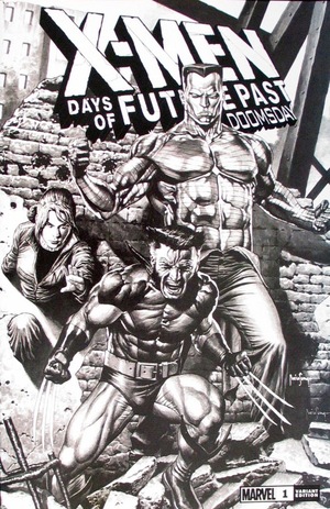 [X-Men: Days of Future Past - Doomsday No. 1 (Cover K - Mico Suayan SDCC 2023 B&W Exclusive Variant)]