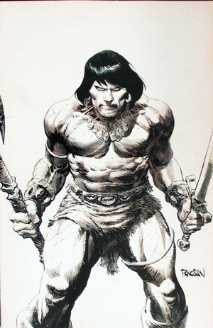 [Conan the Barbarian (series 5) #1 (1st printing, Cover K - Dan Panosian B&W Full Art Incentive)]