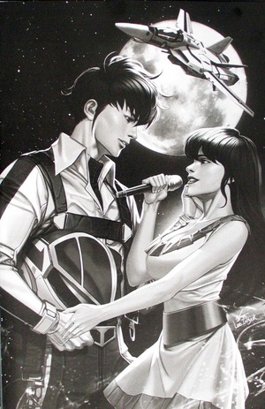 [Robotech - Rick Hunter #1 (Cover H - Inhyuk Lee B&W Full Art Incentive)]