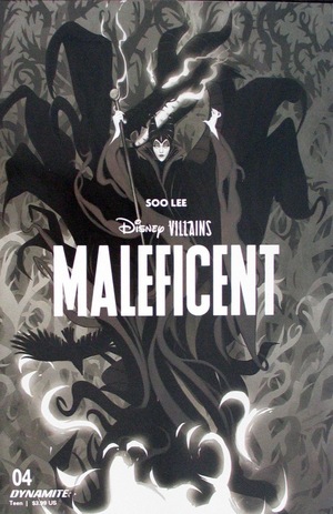 [Disney Villains: Maleficent #4 (Cover R - Rebeca Puebla B&W Incentive)]