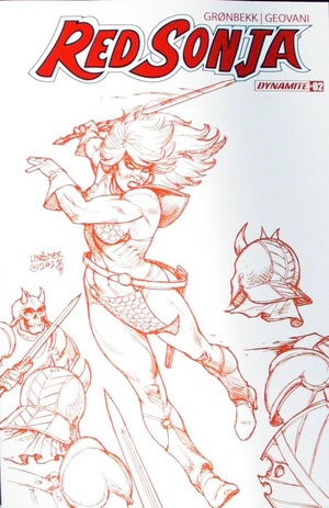 [Red Sonja (series 10) #2 (Cover ZG - Joseph Michael Linsner Red Line Art Incentive)]