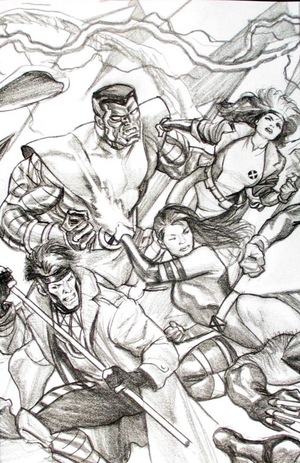 [Dark X-Men (series 2) No. 1 (1st printing, Cover J - Alex Ross Full Art Sketch Connecting Incentive Part C - X-Men)]
