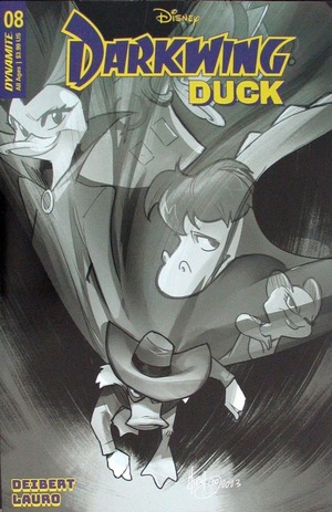 [Darkwing Duck (series 2) #8 (Cover I - Mirka Andolfo B&W Incentive)]