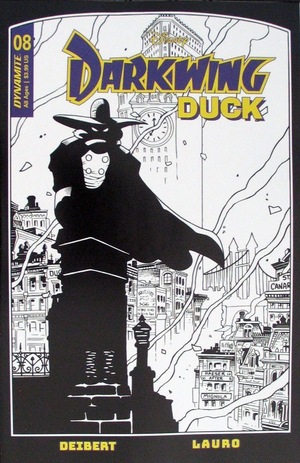 [Darkwing Duck (series 2) #8 (Cover S - Ken Haeser B&W Incentive)]