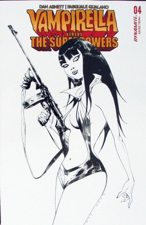 [Vampirella Vs. The Superpowers #4 (Cover G - Jae Lee B&W Incentive)]