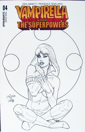 [Vampirella Vs. The Superpowers #4 (Cover H - Joseph Michael Linsner Line Art Incentive)]
