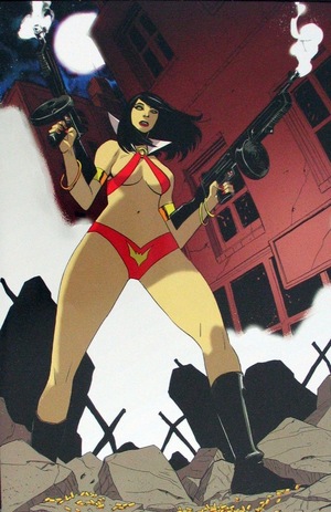 [Vampirella Vs. The Superpowers #4 (Cover J - Drew Moss Full Art Incentive)]