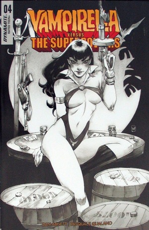 [Vampirella Vs. The Superpowers #4 (Cover O - Chuma Hill B&W Incentive)]