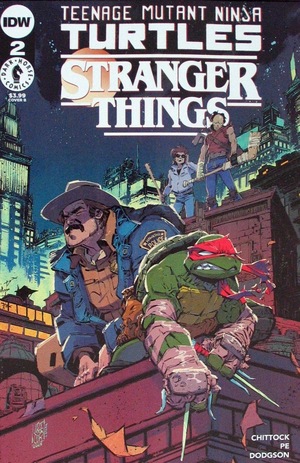 [Teenage Mutant Ninja Turtles / Stranger Things #2 (Cover B - Jorge Corona)]