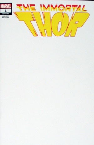 [Immortal Thor No. 1 (1st printing, Cover F - Blank)]