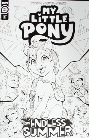 [IDW Endless Summer - My Little Pony #1 (Cover C - Natalie Haines Coloring Book Incentive)]