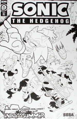 [IDW Endless Summer - Sonic the Hedgehog #1 (Cover C - Tracy Yardley Coloring Book Incentive)]