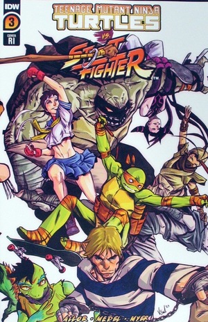 Teenage Mutant Ninja Turtles Vs. Street Fighter' Comic