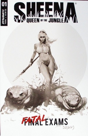 [Sheena - Queen of the Jungle (series 5) #1 (Cover P - Arthur Suydam B&W Incentive)]