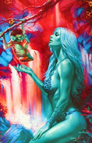 [Sheena - Queen of the Jungle (series 5) #1 (Cover R - Lucio Parrillo Full Art Ultraviolet Incentive)]