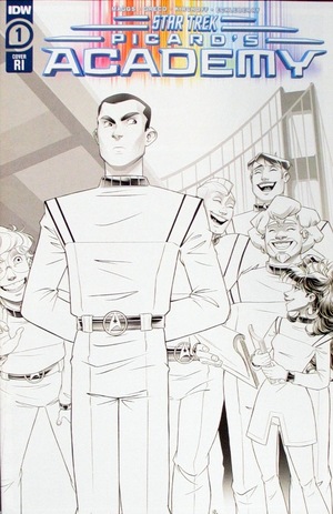 [Star Trek: Picard's Academy #1 (Cover C - Sweeney Boo B&W Incentive)]