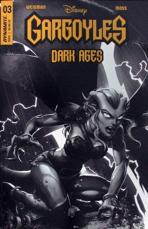 [Gargoyles - Dark Ages #3 (Cover H - Clayton Crain B&W Incentive)]