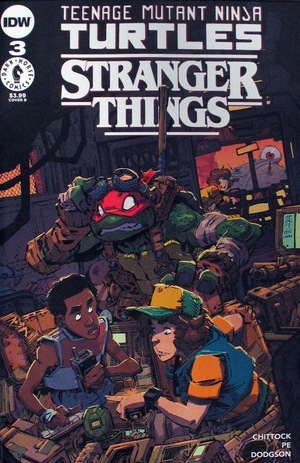 [Teenage Mutant Ninja Turtles / Stranger Things #3 (Cover B - Jorge Corona)]