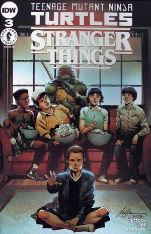 [Teenage Mutant Ninja Turtles / Stranger Things #3 (Cover F - Alberto Albuquerque Incentive)]