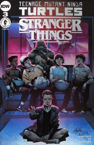 [Teenage Mutant Ninja Turtles / Stranger Things #3 (Cover G - Alberto Albuquerque Incentive)]