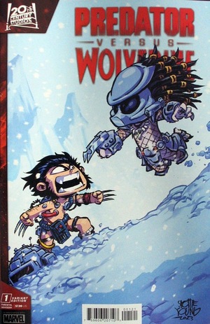 [Predator vs. Wolverine No. 1 (1st printing, Cover B - Skottie Young)]