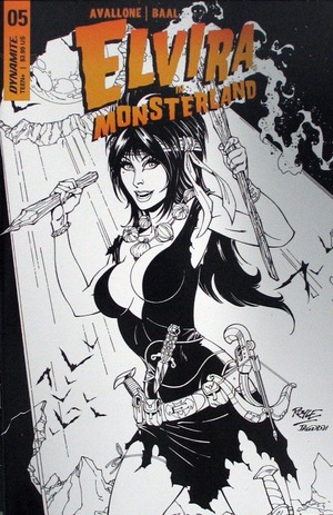 [Elvira in Monsterland #5 (Cover F - John Royle B&W Incentive)]