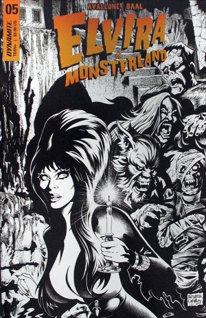 [Elvira in Monsterland #5 (Cover K - Dave Acosta B&W Incentive)]