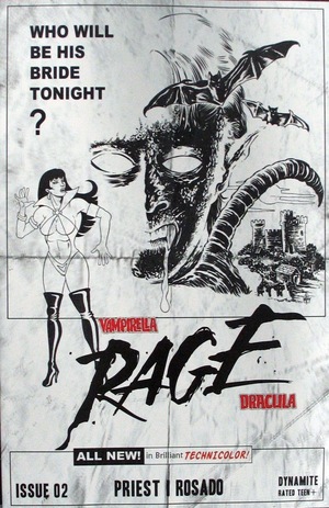 [Vampirella / Dracula - Rage #2 (Cover G - Ken Haeser B&W Incentive)]