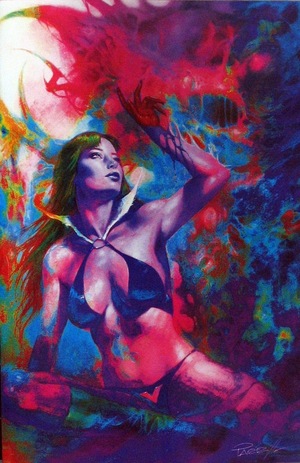 [Vampirella / Dracula - Rage #2 (Cover Q - Lucio Parrillo Full Art Ultraviolet Incentive)]