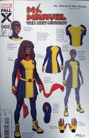 [Ms. Marvel - New Mutant No. 2 (Cover J - Jamie McKelvie Character Design Incentive)]