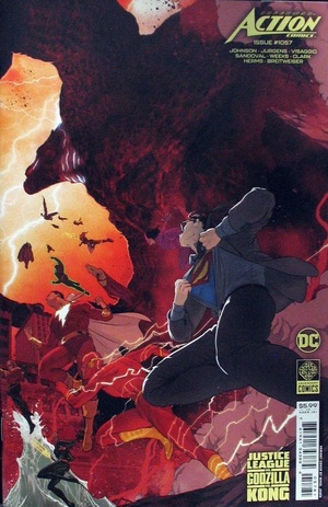 [Action Comics 1057 (Cover F - Mikel Janin Justice Leage Vs. Godzilla Vs. Kong Variant)]