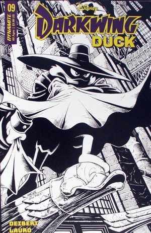 [Darkwing Duck (series 2) #9 (Cover S - Ken Haeser B&W Incentive)]